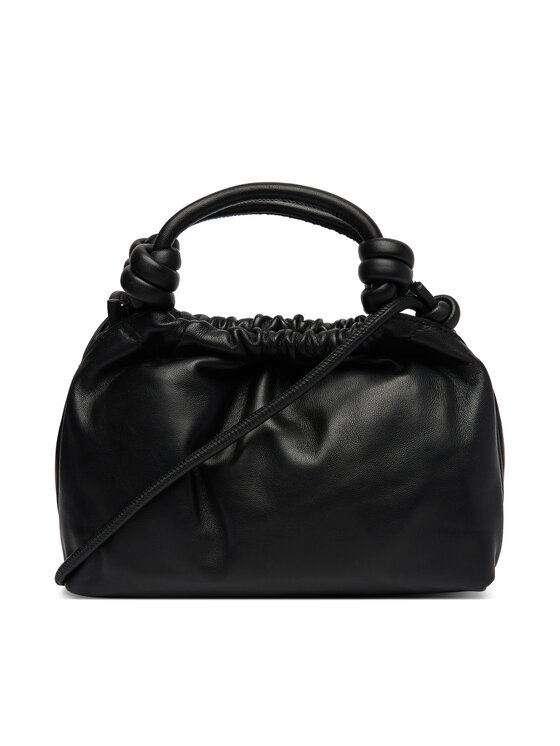 Tommy Hilfiger Tommy Hilfiger Geantă Th Soft Leather Med Crossover AW0AW18369 Negru