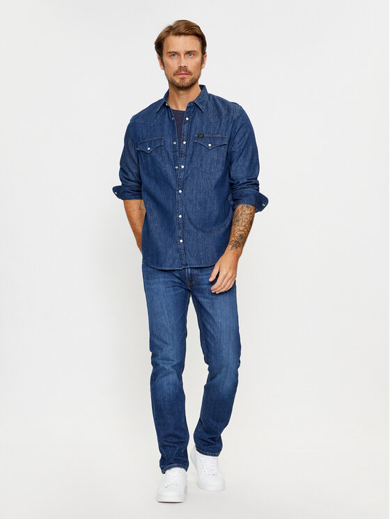 Lee Lee Traperice 112342270 Plava Regular Fit