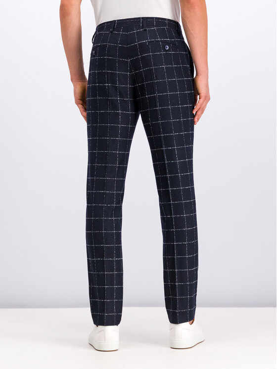 Roy Robson Roy Robson Stoffhose 240-01 Dunkelblau Slim Fit