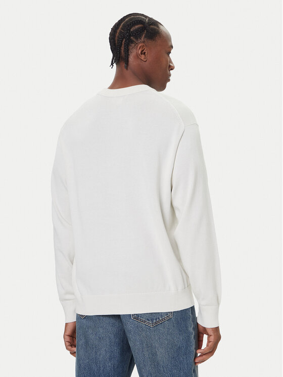 Calvin Klein Jeans Calvin Klein Jeans Sveter LV04RC309G Écru Regular Fit