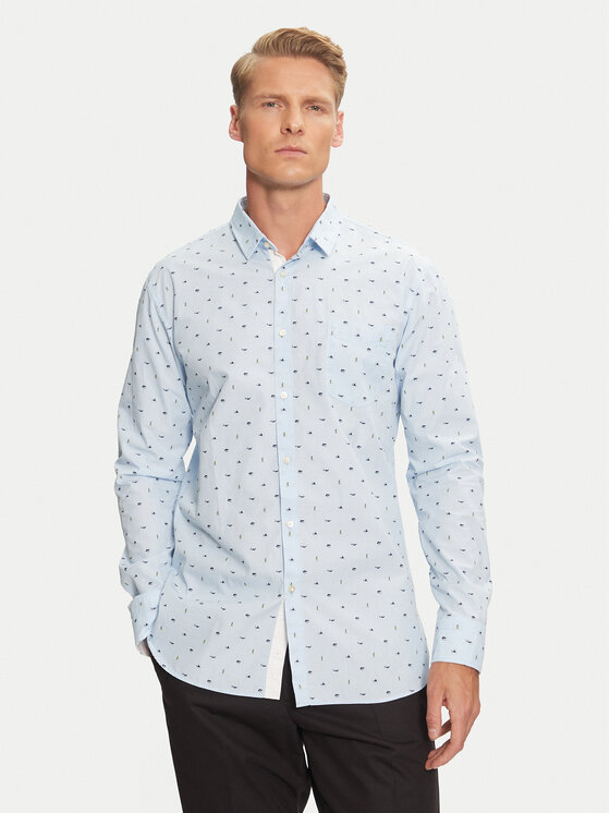 Boss Košulja Magneton_1 50431309 Plava Slim Fit