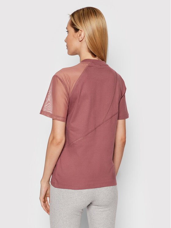 adidas adidas T-Shirt adicolor Split Trefoil HC7044 Różowy Regular Fit