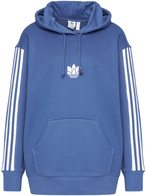 adidas Sweatshirt Loungewear adicolor 3D Trefoil GN2948 Blau