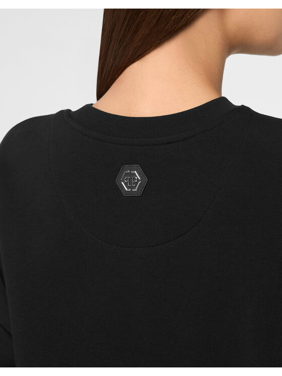 PHILIPP PLEIN PHILIPP PLEIN Bluza 24893 Czarny Regular Fit