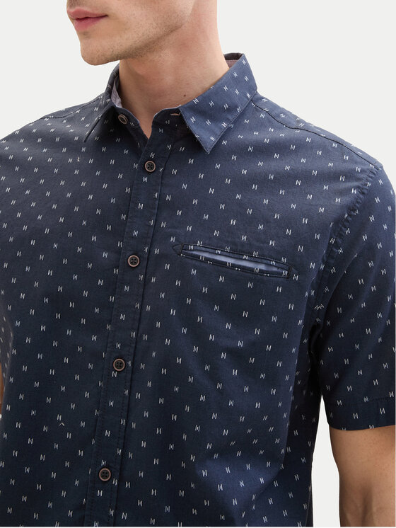 Tom Tailor Tom Tailor Koszula 1040138 Granatowy Regular Fit