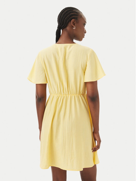 Vero Moda Vero Moda Kleid für den Alltag Vira 10340739 Gelb Regular Fit