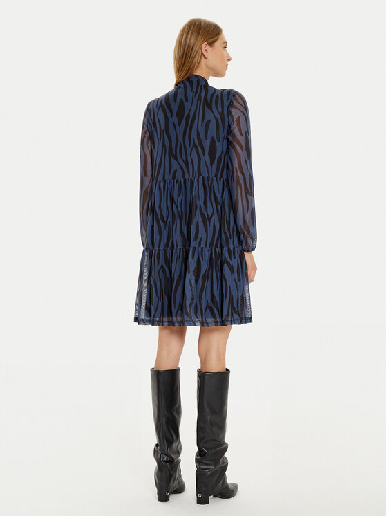 Vila Vila Vsakodnevna obleka Volettis 14097666 Modra Relaxed Fit