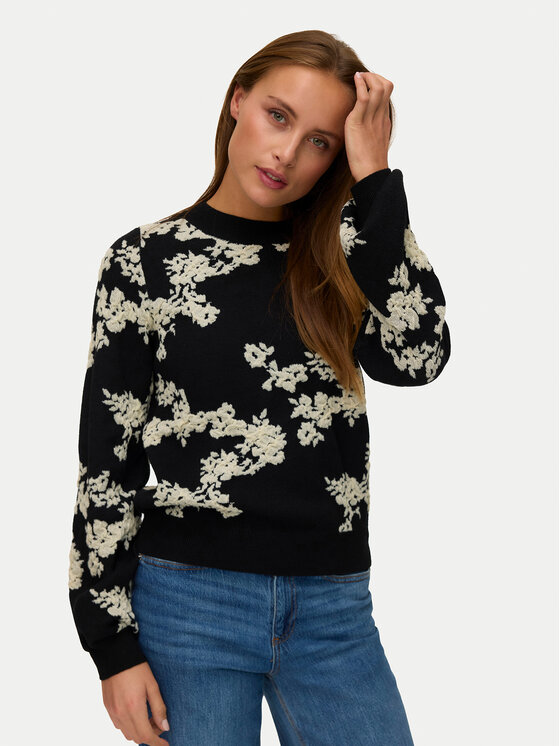 Vero Moda Vero Moda Sweater Nancy 10333561 Fekete Regular Fit