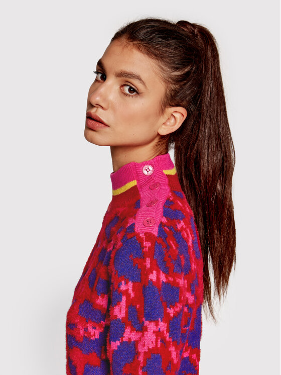 Silvian Heach Silvian Heach Trikotāžas kleita PGA22077VE Rozā Regular Fit