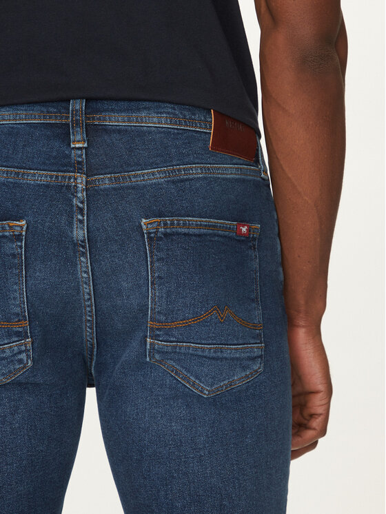 Mustang Mustang Farmer Vegas 1016310 Sötétkék Slim Fit