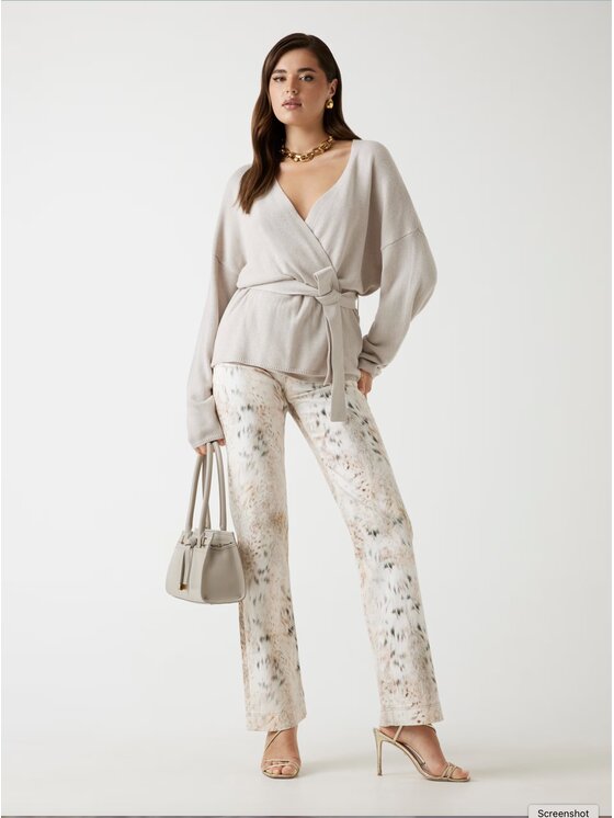 Marciano Guess Marciano Guess Kardigan Cardigan afrah kimono over Szary Regular Fit