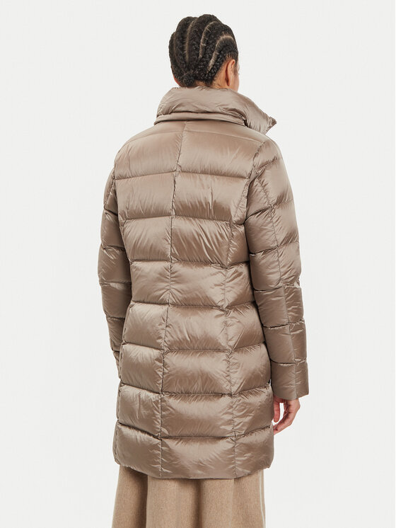 Bomboogie Bomboogie Пухено яке CW636LTDLC4 Кафяв Regular Fit