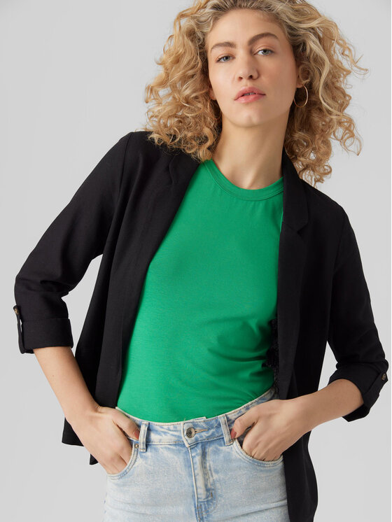 Vero Moda Vero Moda Marynarka Jesmilo 10279700 Czarny Regular Fit