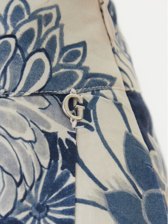 Guess Guess Stoffhose W6GB02 W1578 Blau Regular Fit