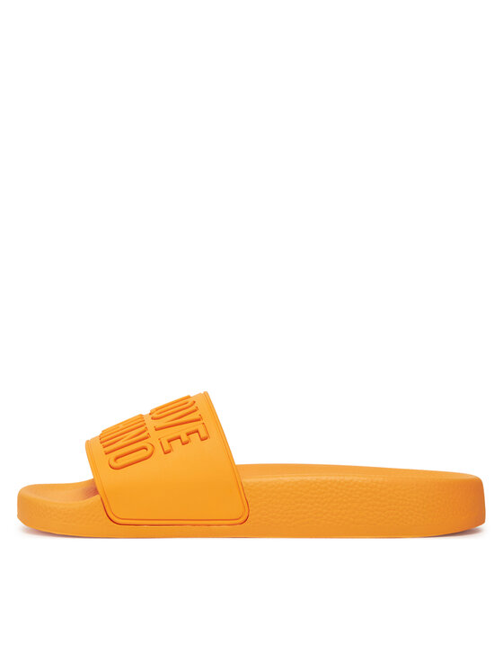 LOVE MOSCHINO LOVE MOSCHINO Klapki JA28052G1II15456 Pomarańczowy