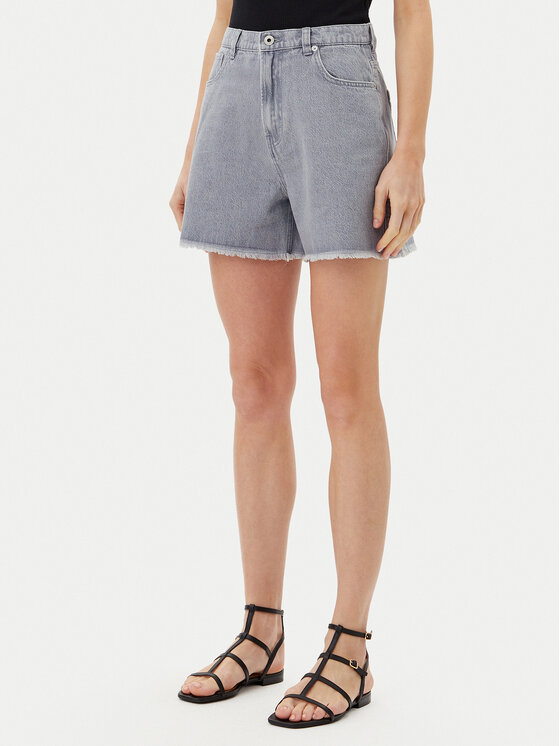 Pepe Jeans Pepe Jeans Džínové šortky PL801112 Šedá Slim Fit