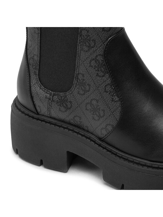 Guess Guess Μποτάκια με λάστιχο Shuze FLTSHU ELE10 Μαύρο