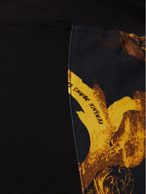 Versace Jeans Couture Versace Jeans Couture Teplákové kalhoty 76GAA3C0 Černá Regular Fit