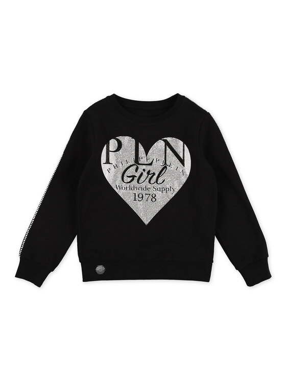 PHILIPP PLEIN PHILIPP PLEIN Bluza 30325 Czarny Regular Fit
