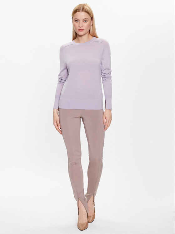 Calvin Klein Calvin Klein Džemper K20K205777 Ljubičasta Regular Fit