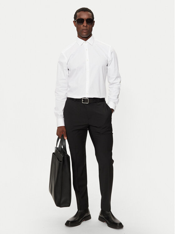 HUGO Hugo Camicia C-Jenno 50289499 Bianco Slim Fit