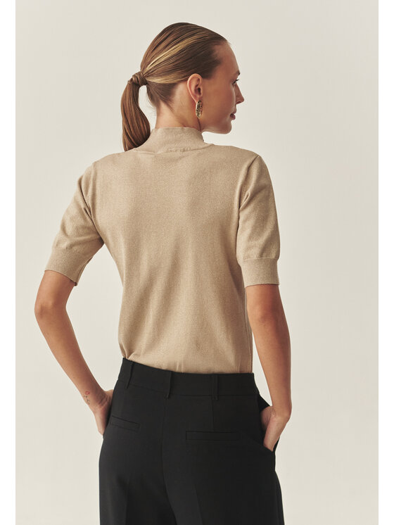 TATUUM TATUUM Sweter LU 3 Żółty Fitted Fit