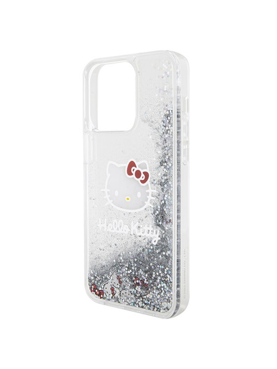 Hello Kitty Hello Kitty Etui na telefon iPhone 15 Pro Max Srebrny