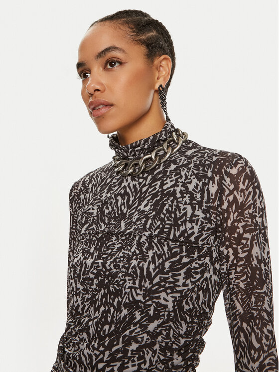 Patrizia Pepe Patrizia Pepe Särkpluus 8M1621 J221-YA19 Must Slim Fit