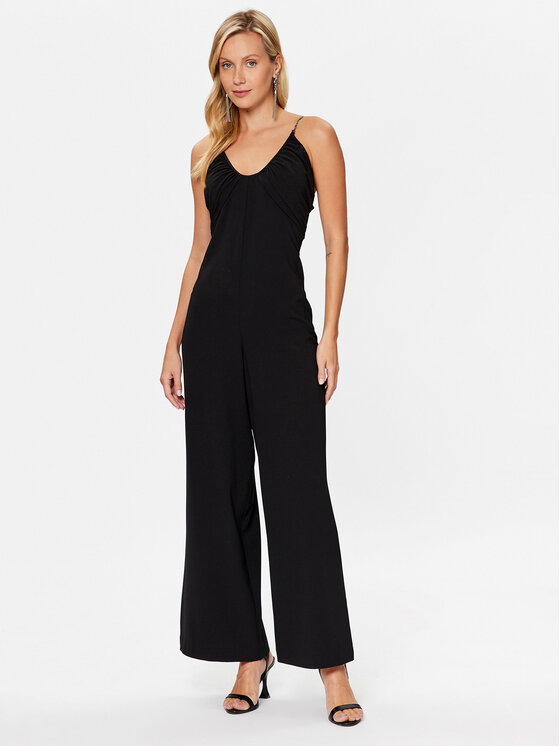Sisley Sisley Комбінезон 41AYLT00D Чорний Regular Fit