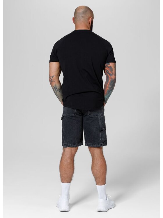 PITBULL PITBULL Szorty jeansowe Carpenter Czarny Regular Fit