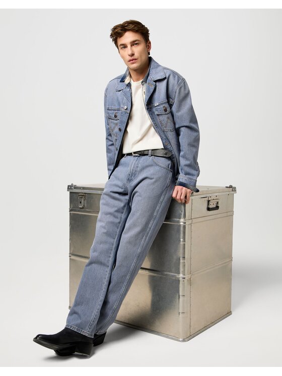 Wrangler Wrangler T-shirt VINTAGE TEE Bianco Regular Fit