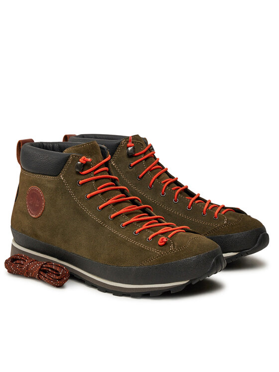 Lomer Lomer Trekingová obuv Bio Naturale Mid Mtx Suede 50085/A Kaki