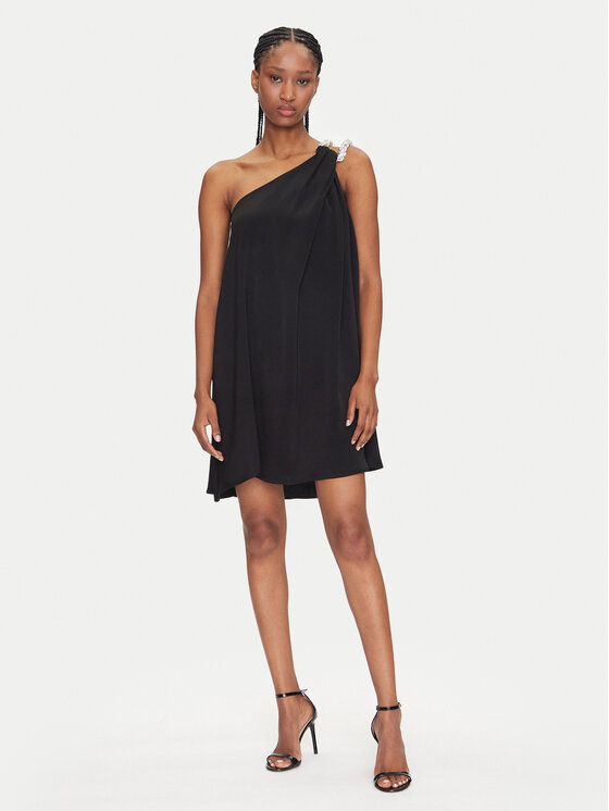 Eleh Eleh Rochie cocktail ESS250050 Negru Regular Fit