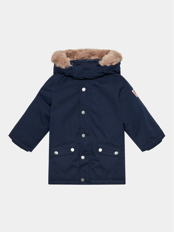 Guess Guess Winterjacke N3BL06 WFVK0 Dunkelblau Regular Fit