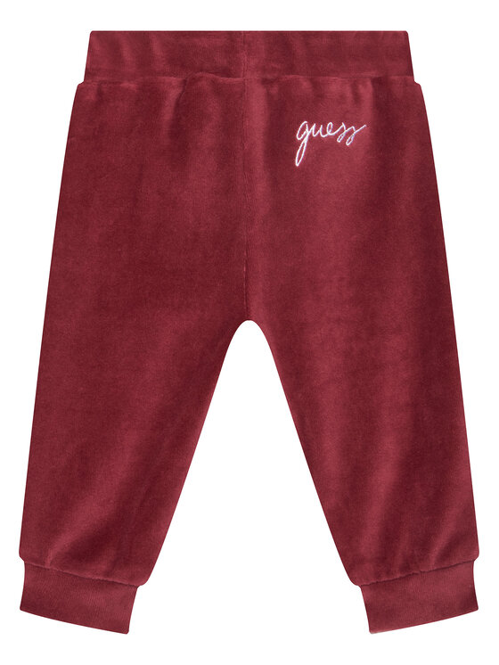 Guess Guess Trenirka komplet H5BW07 KAVN4 Bordo rdeča Regular Fit