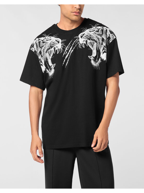Plein Sport Plein Sport T-shirt 28017 Crna Regular Fit