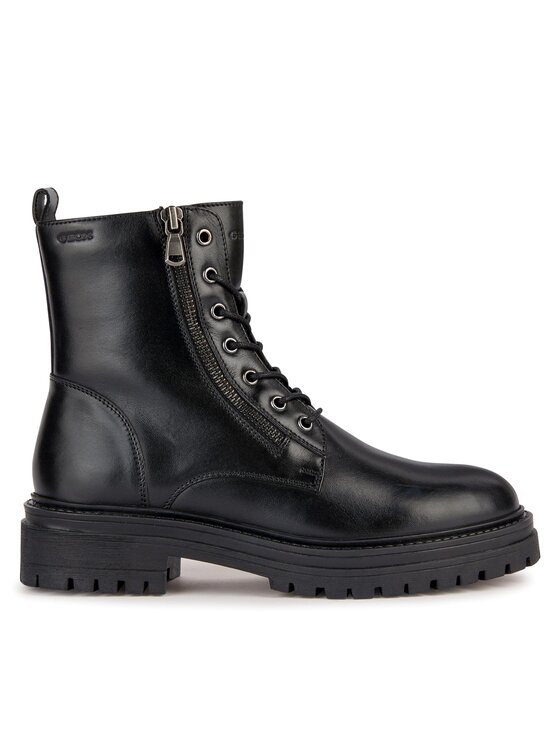 Geox Geox Īsie zābaki D Iridea D36HRK 00043 C9999 Melns