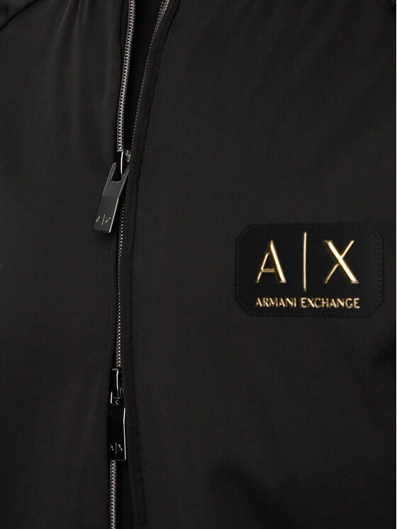 Armani Exchange Armani Exchange Bomber stila jaka XM001836 AF20535 UC001 Melns Regular Fit