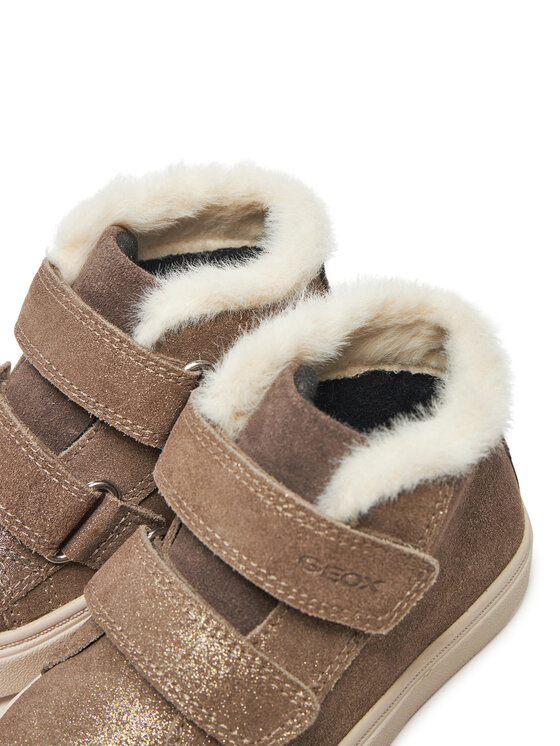 Geox Geox Šnurovacia obuv B465XA 00077 C9006 S Zlatá