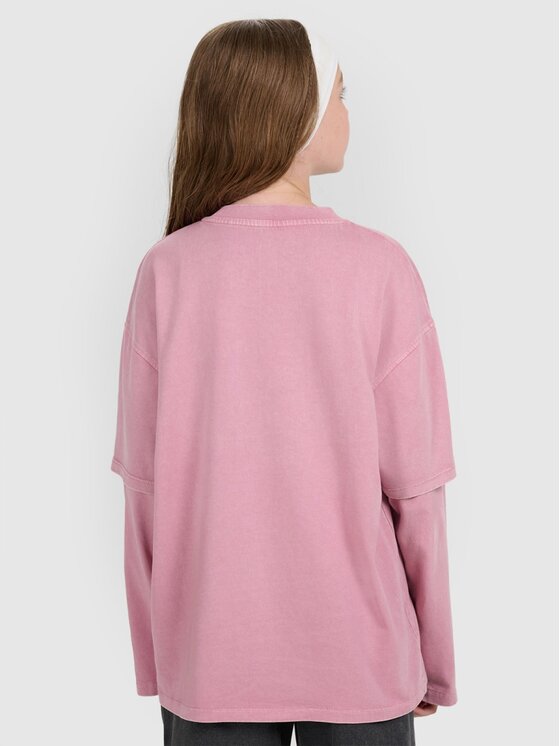 4F 4F Longsleeve 4FJRAW25TLONF543-54S Rosa Oversize