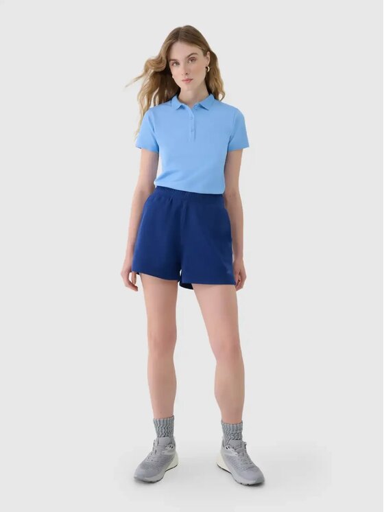 4F 4F Šortky 4FWMM00TSHOF542-031S Tmavomodrá Regular Fit