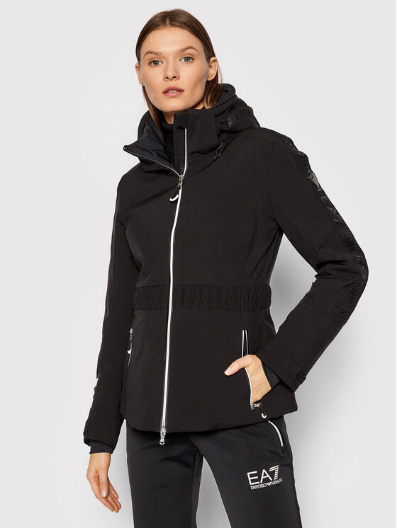 EA7 Emporio Armani EA7 Emporio Armani Лижна куртка 8NTG13 TN45Z 1200 Чорний Regular Fit