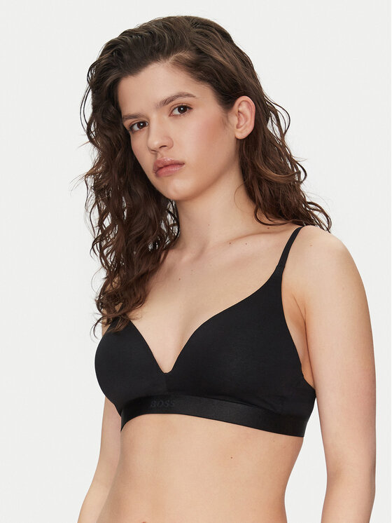 BOSS Podprsenka Bralette 50535250 Čierna