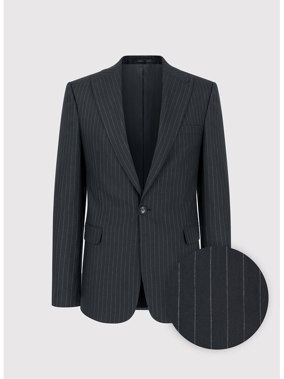 Pako Lorente Pako Lorente Marynarka P26WF-3G-011 Czarny Slim Fit