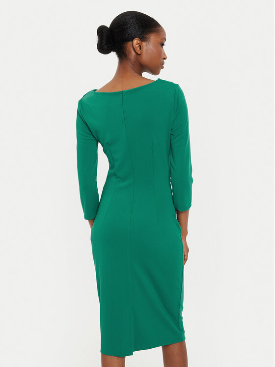 Rinascimento Abito da cocktail CFC0121014003 Verde Regular Fit Modivo