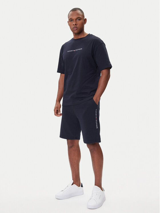 Tommy Hilfiger Tommy Hilfiger Szorty sportowe UM0UM03452 Granatowy Regular Fit
