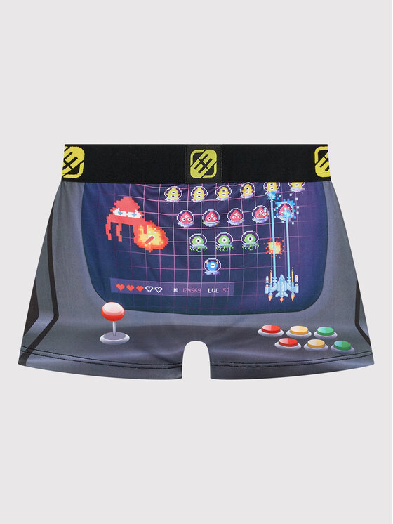 Freegun Freegun Bokseršorti Geek Gaming Arcade FGPA15/3/BM/SPA Pelēks