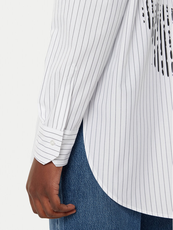 HUGO HUGO Camicia 50533037 Bianco Oversize
