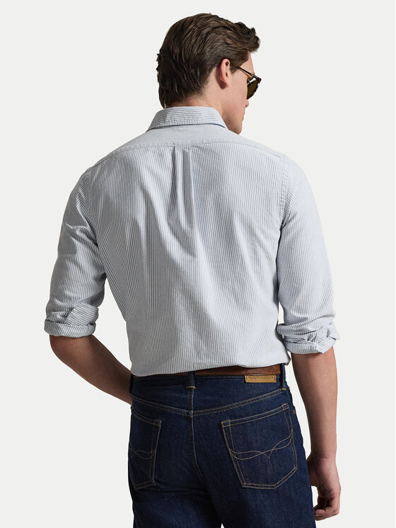 Polo Ralph Lauren Polo Ralph Lauren Košile 710953704501 Světle modrá Custom Fit