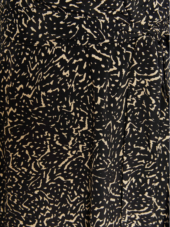 Morgan Morgan Kleid für den Alltag 232-RIBOX.F Schwarz Regular Fit